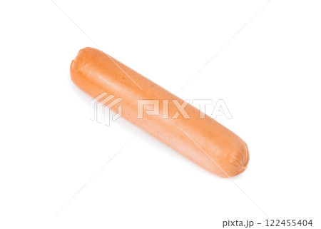 raw sausages isolated on a white background raw sausages isolated on a white background 122455404