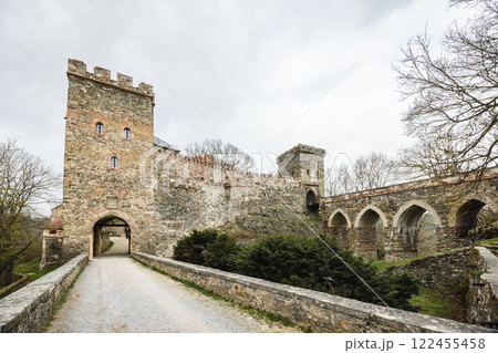 Bitov Castle in Znojmo region in South Moravia, Czech Republic, Europe. Bitov Castle in Znojmo region in South Moravia, Czech Republic, Europe. 122455458