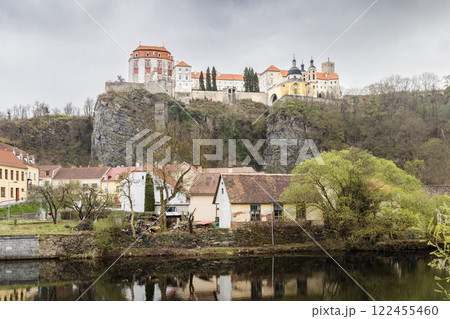 Vranov nad Dyji Castle in Znojmo region in South Moravia, Czech Republic, Europe. Vranov nad Dyji Castle in Znojmo region in South Moravia, Czech Republic, Europe. 122455460