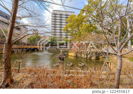 兵庫県　三宮　生田神社の風景 122455617