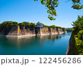 Osaka Castle Walls and Moat - Osaka, Japan 122456286