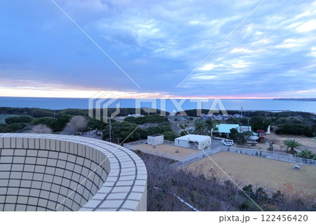 地球の丸く見える丘展望館からのパノラマ風景 南 (千葉県銚子市) 地球の丸く見える丘展望館からのパノラマ風景 南 (千葉県銚子市) 122456420