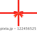 赤いリボンのパーツ 122456525