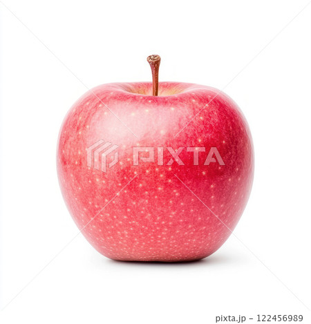 Fresh red apple on white background, healthy and delicious choice. isolated on white background. Fresh red apple on white background, healthy and delicious choice. isolated on white background. 122456989