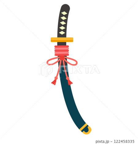 こどもの日 太刀 ベクターイラスト こどもの日 太刀 ベクターイラスト 122458335
