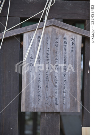 今宮神社　手水舎由緒書き 122458402