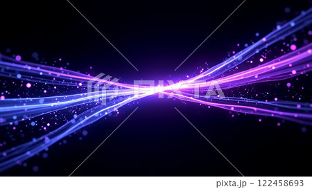 近未来のデジタルアート 近未来のデジタルアート 122458693