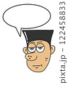 コミカルな顔吹き出しつき3 122458833