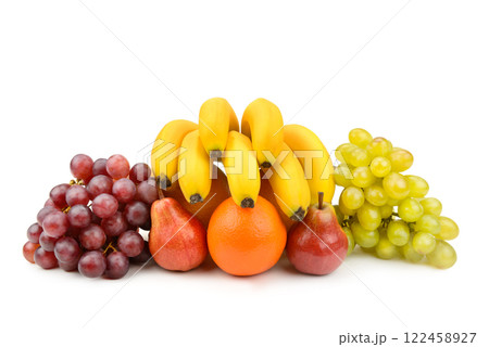 Set of fruits isolated on a white background. 122458927