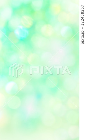 キラキラ新緑初夏のふわふわ背景イラスト　水彩風パステルカラー 122459257