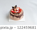 クリスマスのチョコレートケーキ 122459681