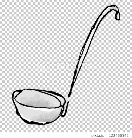 Illustration of a ladle Illustration of a ladle 122460542