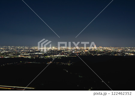 滝沢展望台から見た浜松市の街並みと夜景(静岡県) 122462352