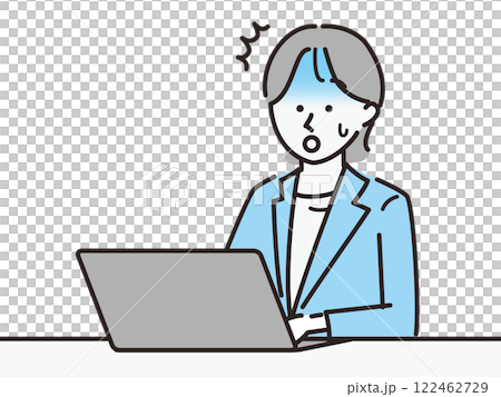 使用電腦的女人_Miss 122462729