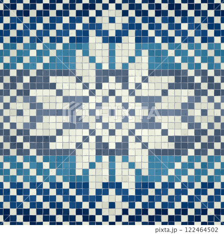 Scandinavian mosaic vector pattern 12 122464502