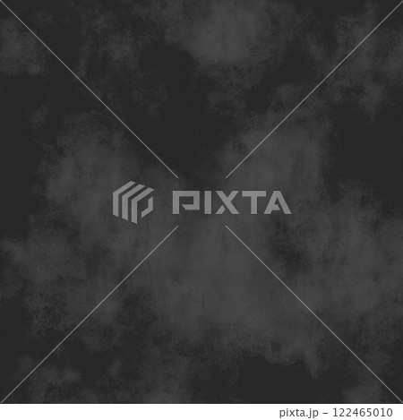 黒とグレーの手描きの水彩のテクスチャ - 正方形のモノトーンの背景イラスト素材 122465010