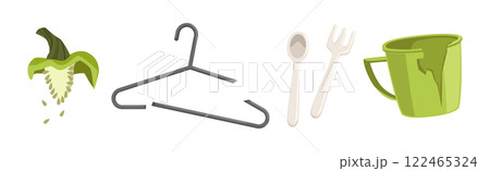 Different Garbage and Waste Type Object Vector Set Different Garbage and Waste Type Object Vector Set 122465324