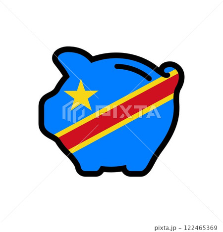 Flag of Democratic republic of the Congo 122465369
