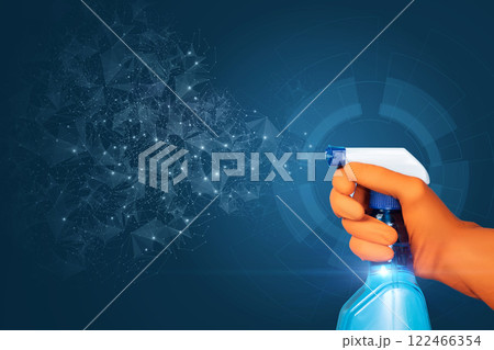 Disinfection and digital security. 122466354