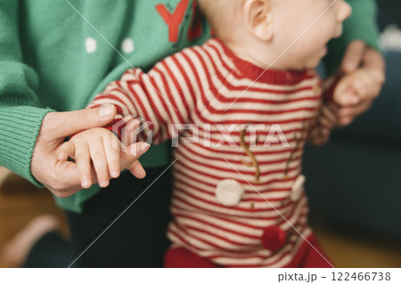 A delightful Festive Baby and Caregiver Bonding Moment to cherish forever and enjoy A delightful Festive Baby and Caregiver Bonding Moment to cherish forever and enjoy 122466738