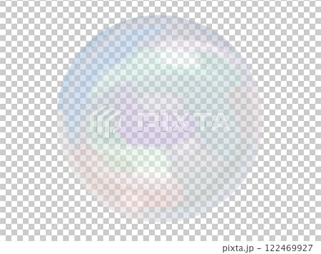 Soap bubble (1 piece) semi-transparent 122469927