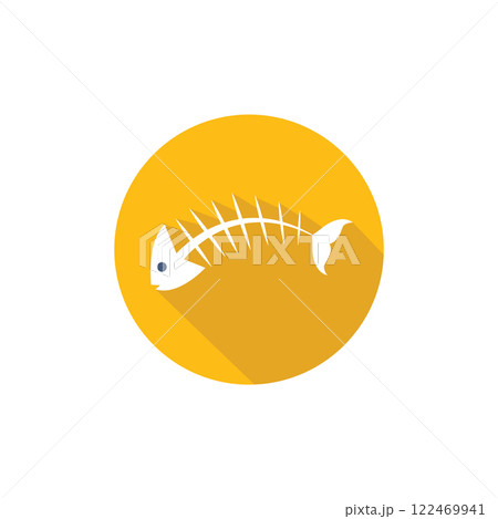 Bone fish icon Bone fish icon 122469941