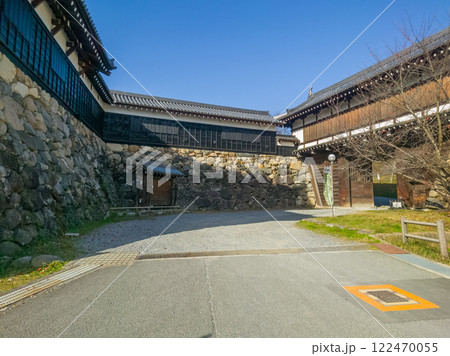 奈良県 郡山城跡の大手門 奈良県 郡山城跡の大手門 122470055