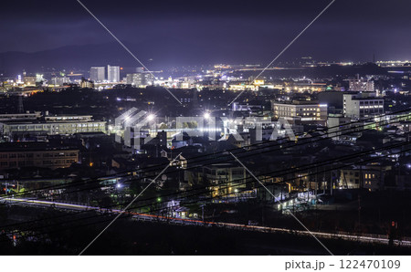 新倉敷の夜景 岡山県倉敷市 新倉敷の夜景 岡山県倉敷市 122470109