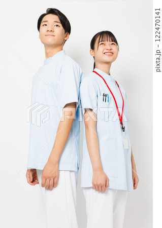 白衣を着た高校生 白衣を着た高校生 122470141