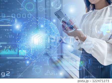 女性ポートレート 122471273