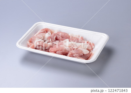 豚コマ肉 豚コマ肉 122471843