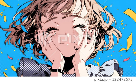 嬉しくて目を開けることができません