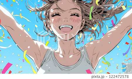 嬉しくて目を開けることができません