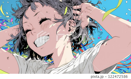 嬉しくて目を開けることができません