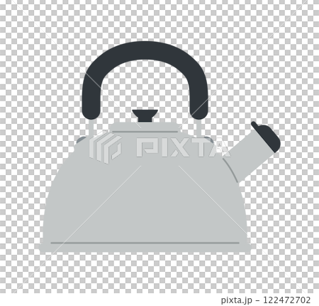 Simple kettle / Flat vector illustration 122472702