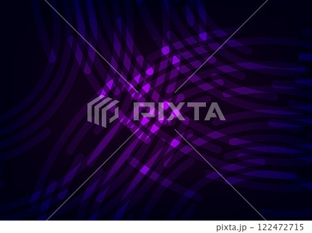 Art dark purple tech pattern line background  122472715