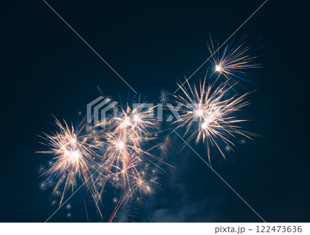 花火 キラキラ輝くもの 線香花火 122473636