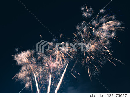 花火 キラキラ輝くもの 線香花火 122473637