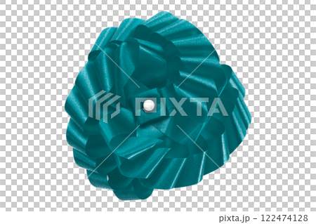 green ribbon on isolated on transparent background. green ribbon on isolated on transparent background. 122474128