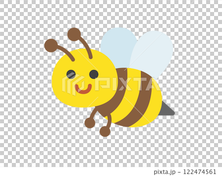 蜜蜂字元圖示的插圖 蜜蜂字元圖示的插圖 122474561