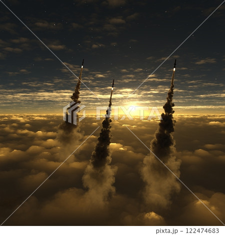 ミサイル ミサイル 122474683