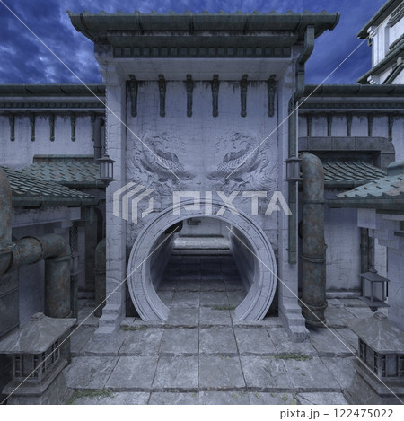 中国式建築物 122475022