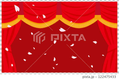 Entrance ceremony decorative frame illustration 122475433