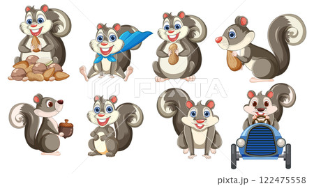 Playful Squirrels and Their Adventures Playful Squirrels and Their Adventures 122475558