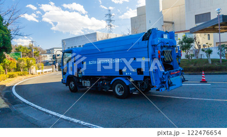 塵芥車 ゴミ収集 清掃工場 塵芥車 ゴミ収集 清掃工場 122476654