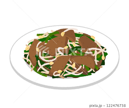 レバニラ炒めのイラスト 122476738