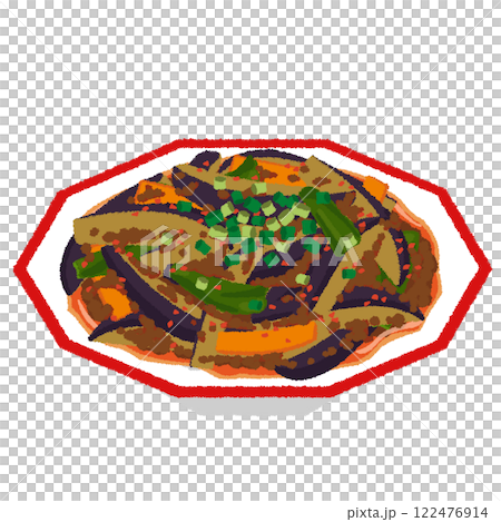 麻婆茄子的插圖 麻婆茄子的插圖 122476914