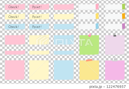 便籤和便箋紙套裝 122476937