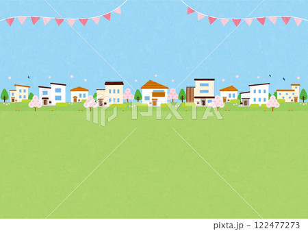 背景素材-住宅2025-1 122477273