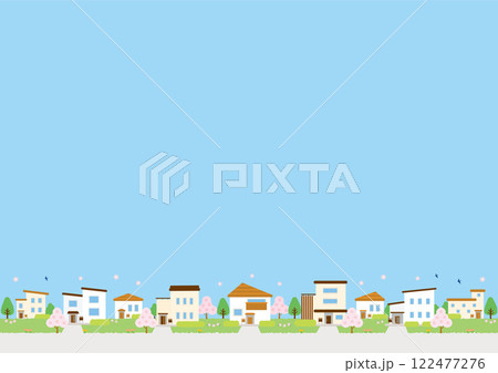背景素材-住宅2025-2ベク 122477276